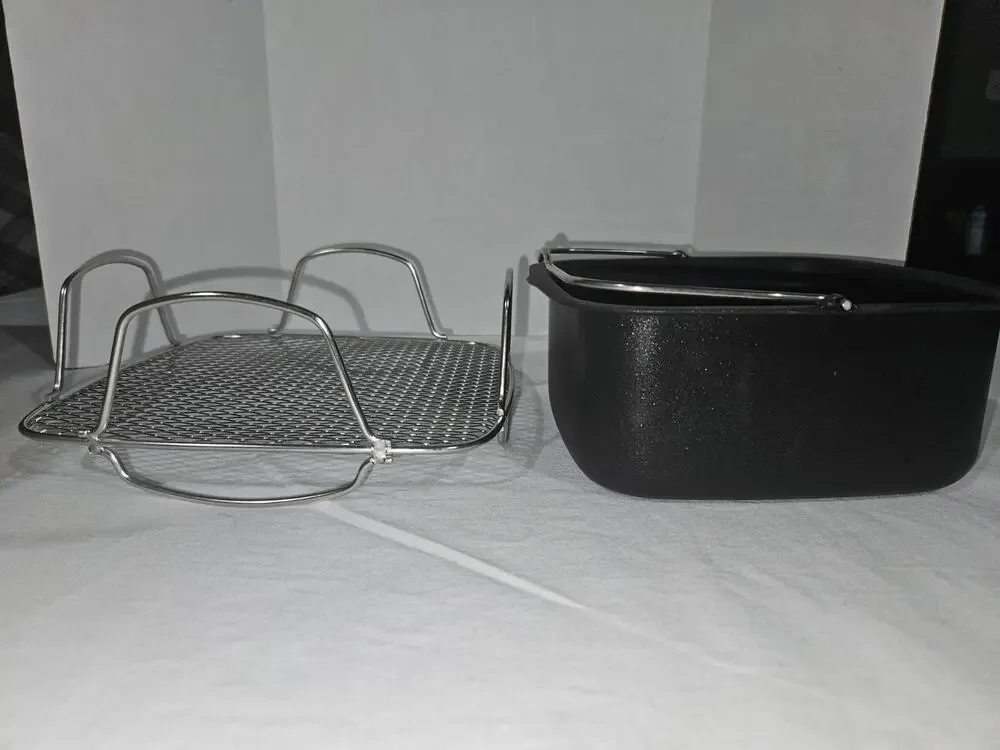 NUWAVE Air Fryer Gourmet Accessory Kit Reversible Rack Baking Pan NEW 36221